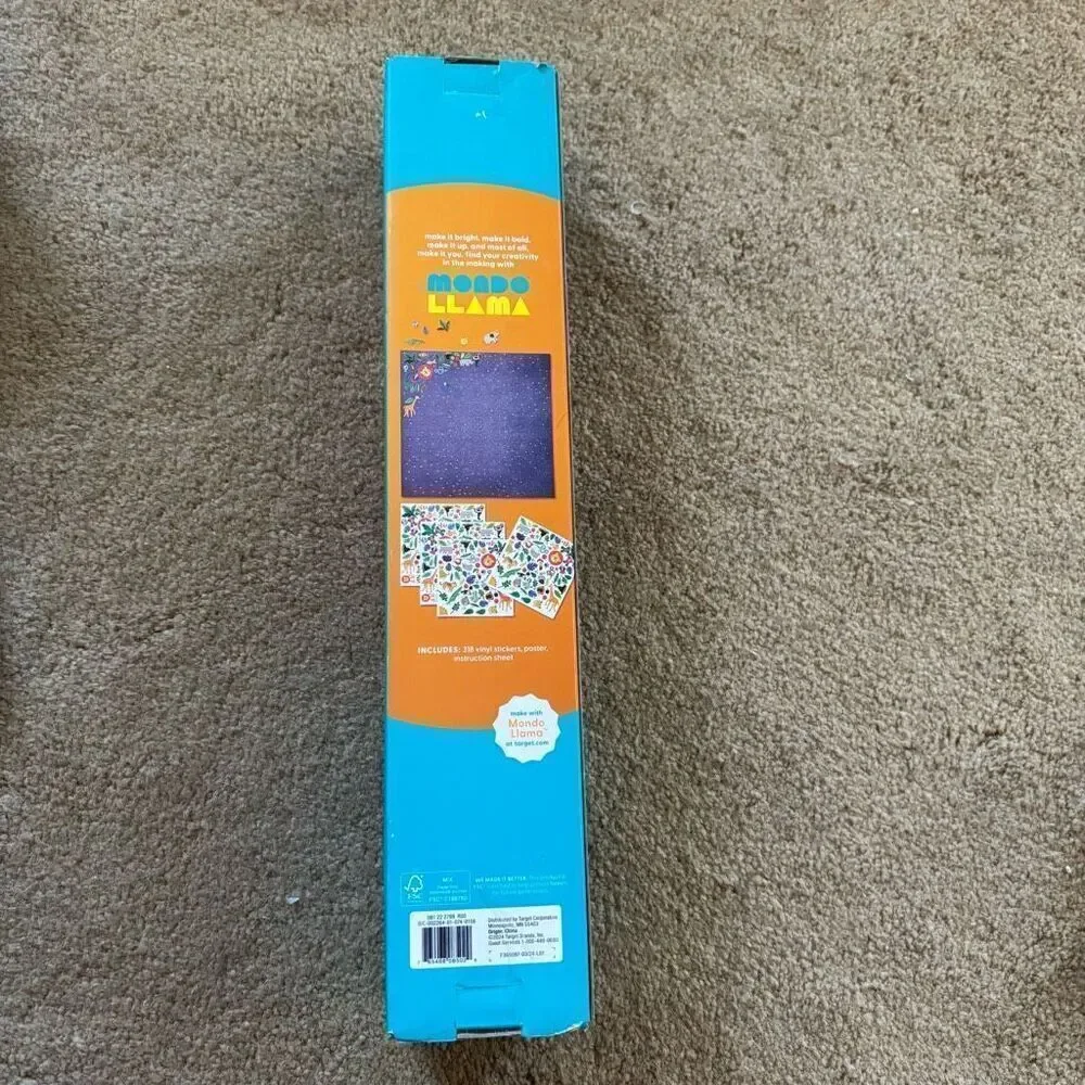 Mondo Llama Kaleidoscope Animal Poster Kit *New, Open Box*
